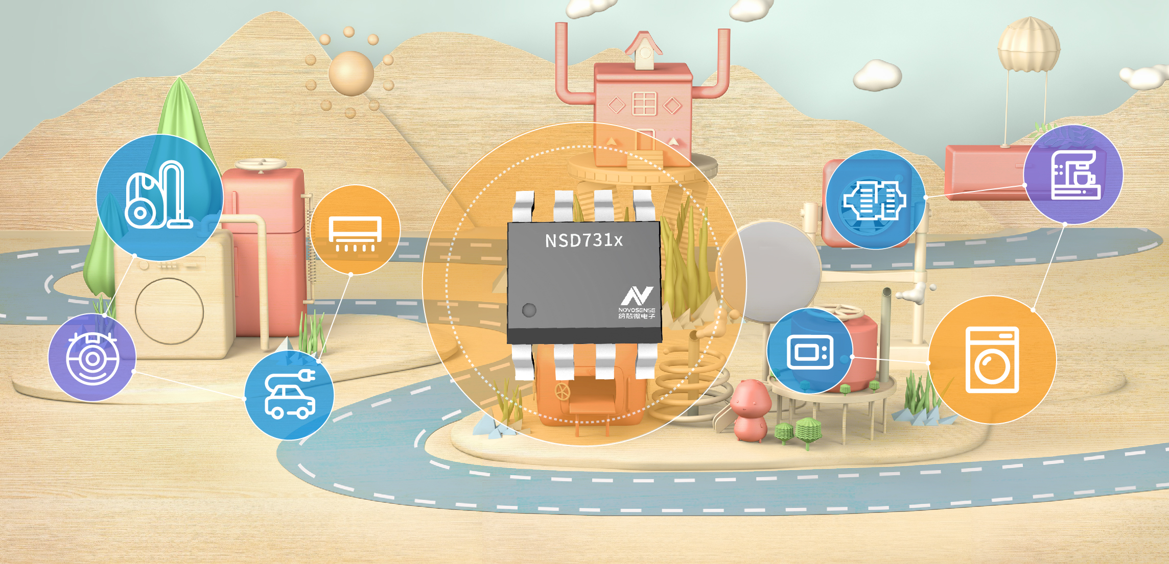 long8唯一官网直流有刷电机驱动NSD731x系列发布多款新品，任君挑。